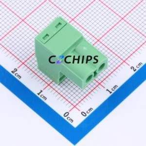 1754449 Plug-in Terminal Block Connector ( Pitch: 5mm )( Color: Green )( Total PIN Count: 2P )( Number of Rows: 1 ) - Product Image 2