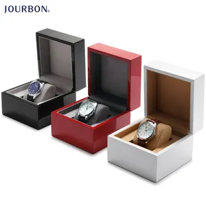 Jourbon 사용자 정의 로고 OEM 시계 포장 상자 간단한 럭셔리 패션 시계 상자 시계 포장