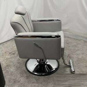 Chaise de <span class=keywords><strong>coiffeur</strong></span> accoudoir beige Guangzhou chaise de salon de coiffure réglable chaise de salon de beauté - Product Image 1