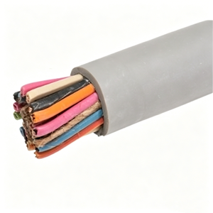 Câble de commande OEM 24 conducteurs 300V en cuivre nu isolé PVC, haute flexibilité, blindage tressé en feuille grise, pour extérieur - Product Image 6