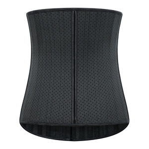 Corset amincissant en <span class=keywords><strong>latex</strong></span> à armatures en acier pour <span class=keywords><strong>femme</strong></span>, respirant, à boucle, haute élasticité, pour le modelage corporel - Product Image 4