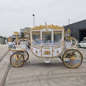 Carroza Real Eléctrica para Turismo, Autobús de Transporte de Pasajeros, Vehículo de Recepción de Pasajeros Q235B de Acero, 5-6 Plazas, 24 Meses - Product Image 1