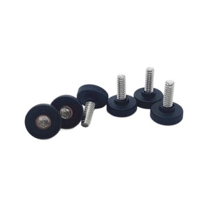 16# M4 Round Plastic Feet With <b>Screw</b> For Furniture Leveling Pads - Product Image 5