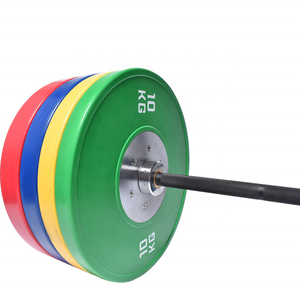 Poids de musculation rose personnalisé ShiFang. Conception de coque en caoutchouc LBS. Disque de musculation à <span class=keywords><strong>prix</strong></span> compétitif pour la musculation masculine. - Product Image 1