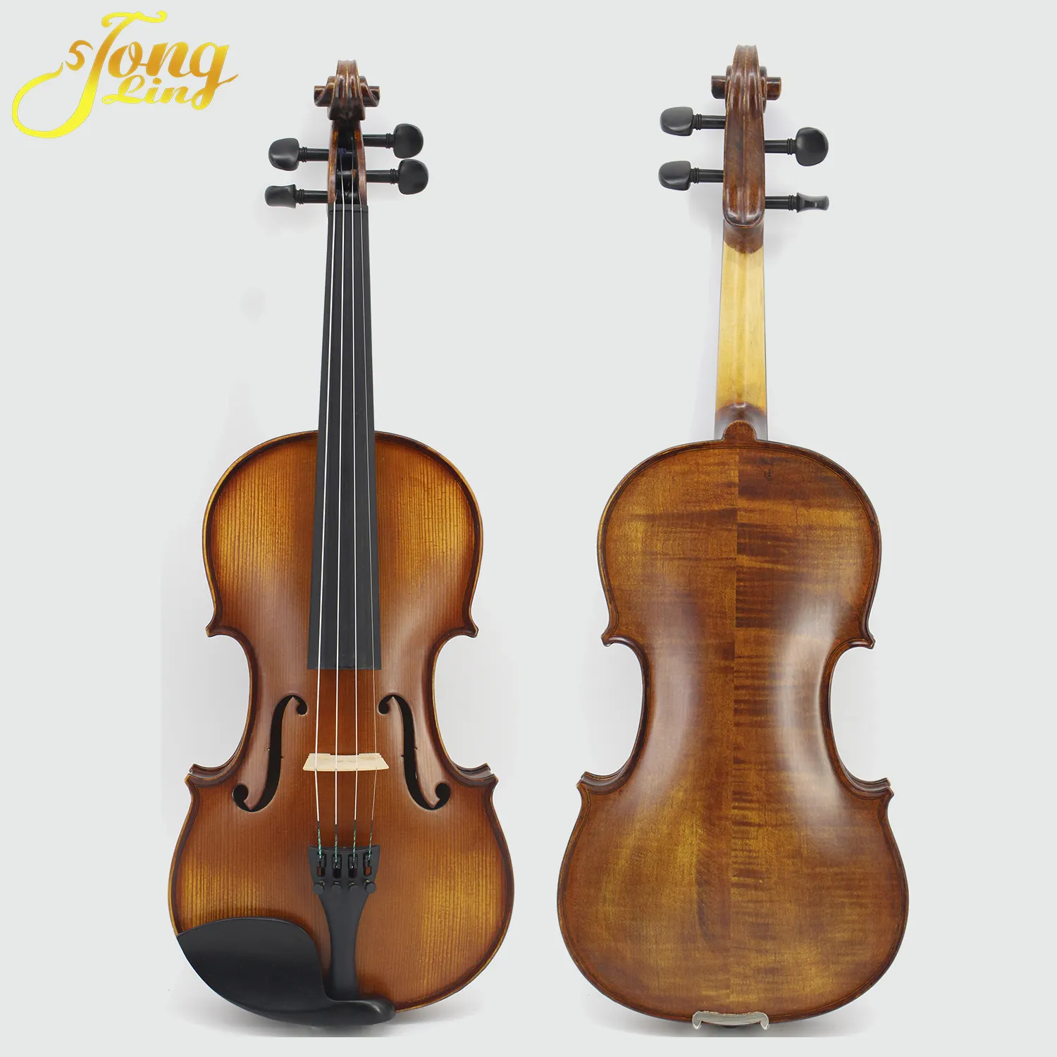 Handmade German Natural Flamed Cheap Prices Violin Made in China