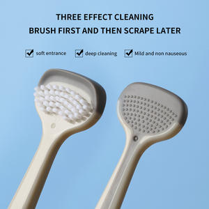 Cepillo Limpiador de Lengua Multifuncional y Económico, Raspador de Lengua de Silicona de Grado Alimenticio - Product Image 3