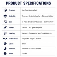 12V evrensel araba ısıtmalı koltuk minderi kış sıcak peluş elektrikli ısıtma yastığı tek ve çift araba koltuğu kapağı