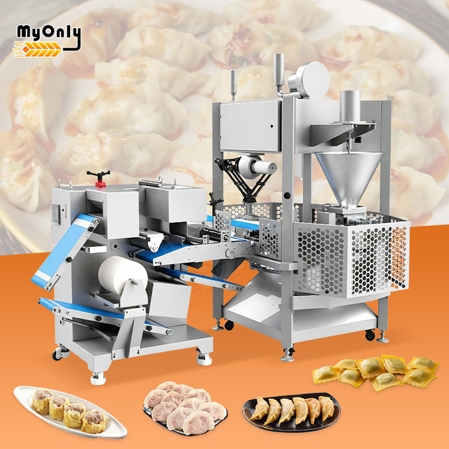 MY Industrial Automatic Dumpling Form & Filling Machine with Motor High Efficiency Food Grade Stainless Steel for Small Business