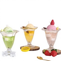 Private Label Eiscreme-Sundae Duftkerze, Handgefertigte Gelwachs-Dessertkerzen, Großhandel Geschenkdekoration