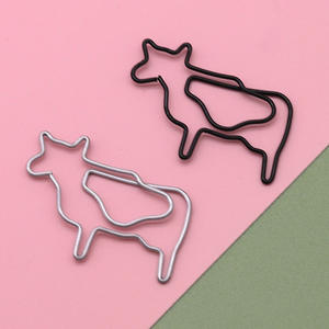 <span class=keywords><strong>Ferme</strong></span> Animal vache trombones décoratifs bovins laitiers dessin animé métal mignon trombone signet broche - Product Image 5