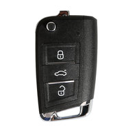 Llave Inteligente Xhorse VVDI Serie XS con Funciones de Bloqueo/Desbloqueo/Portón Trasero/Alarma, Color Negro/Plateado, Números de Modelo