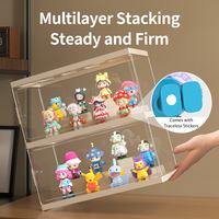 Présentez et protégez votre collection : Vitrine murale transparente anti-poussière pour figurines et jouets en boîte mystère