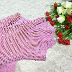 King Mcgreen Star Fishnet Grid See Through Neon Outfits Low Cut Sexy reggiseno senza schienale a vita alta pantaloncini Skinny donna Party 2 pezzi - Product Image 5