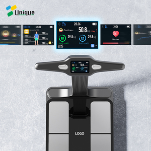Échelle de composition de <span class=keywords><strong>graisse</strong></span> corporelle intelligente à grand écran VA avec suivi de la fréquence cardiaque et de l'équilibre corporel - Product Image 3