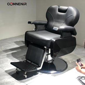 2024 toptan kuaför koltuğu berber koltuğu tıraş asansör döner ütü ve boyama saç kesme sandalye baş aşağı yerleştirilebilir - Product Image 5