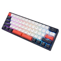 Keyboard Gaming Mekanik SKYLOONG GK61- QMK&VIA 1K NKRO Hot-Swappable, Dapat Dikustomisasi, LED RGB North Facing, Kabel, Stok Baru