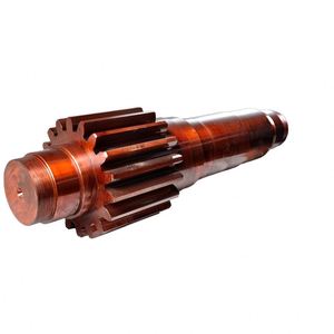 Grand module coulée et forgeage usinage CNC arbre à engrenage droit en acier allié - Product Image 1