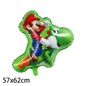 Globos de papel de aluminio de <span class=keywords><strong>princesa</strong></span> <span class=keywords><strong>Luigi</strong></span> Pea-ch de dibujos animados nuevos al por mayor para suministros de decoración de fiestas temáticas de cumpleaños - Product Image 6