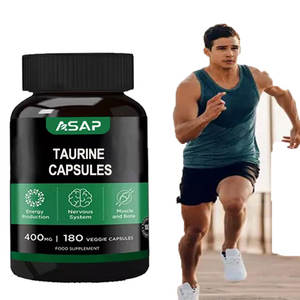 Supplément pour le sport OEM Comprimé de vitamine taurine Boisson énergétique en vrac Capsules de taurine - Product Image 1