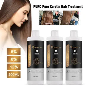Flat Iron Keratina Hydrolyzed Keratin Protein Hair Straightening Cream Pure Keratin Hair Treatment
