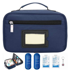 Sac isotherme portable pour insuline, étui de voyage, étanche, organiseur médical pour diabétiques, sac de refroidissement isolé pour médicaments - Product Image 1