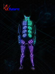 DMX Wireless Controlled Waterproof Led Suit Costume for <strong>Jetpack</strong>, Waterproof Snow Borad Ski Led Costume - Product Image 5