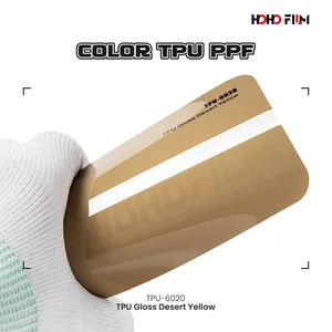 HOHOFILM Tpu mobil Film perubahan warna PPF cair logam merah otomatis 1.52*16m/gulungan Ppf Film pelindung cat berwarna lapisan PPF