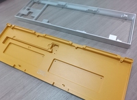 Matériel personnalisé Processus métallique Usinage CNC Boîtier de clavier Anodisé 60% Plaque de clavier en aluminium mécanique