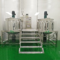 Machine à mélanger le shampoing 2000L, machine combinée pour la fabrication de savon en barre, mélangeur homogénéisateur haute vitesse