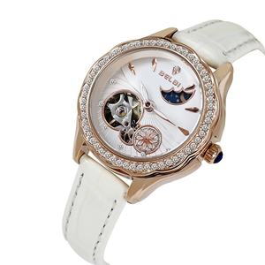 Montre Tourbillon Femme Printemps 2026 - Luxe, Mécanique, Étanche, Bracelet en Cuir, Vente en Gros Usine - Product Image 1