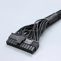 Cable de Alimentación para Placa Base ATX de 24 Pines, 10P+18P a 24 Pines, 600 mm, Compatible con Interfaz RM Serie X, Unidades de PSU Modulares