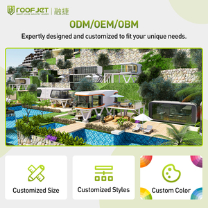 Prefab khu nghỉ mát nhà 2 câu chuyện đúc sẵn xây dựng tấm tùy chỉnh đơn vị Modular Tiny House Pod Homes Capsule nhà thương mại - Product Image 3