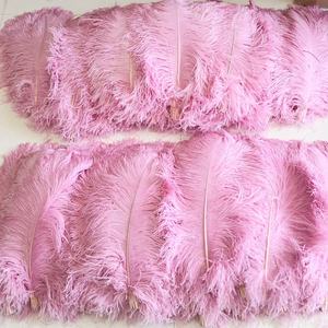 Plumes d'autruche artificielles décoratives en gros, 55-60 cm, bon marché, noires et colorées, grandes plumes d'autruche naturelles - Product Image 6