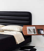 Antnovelty Dernier lit double moderne à usage domestique Lit double en cuir de luxe