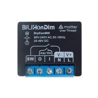 Interrupteur à contact sec BiLiHonDim Matter Over Thread compatible avec Google Alexa Apple SmartThings
