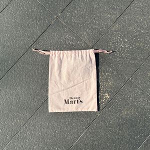 Wholesale Promotional Cotton <b>Drawstring</b> Dust Bag Eco Friendly Dust <b>Pouch</b> With Printed Ribbon - Product Image 1