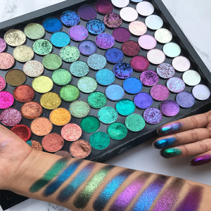 Ép Eyeshadow multichrome Duochrome Shades 100 màu sắc có sẵn - Product Image 2