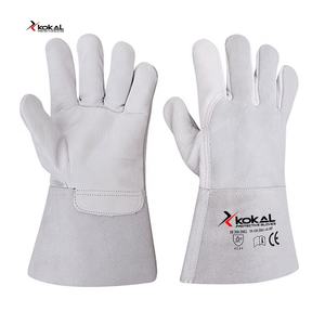 Gants de soudage en peau de chèvre/vache de qualité supérieure Gants de travail Pakistan - Product Image 5