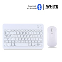 Keyboard dan mouse portabel nirkabel senyap, mouse bluetooth & kit keyboard dan mouse untuk ponsel