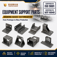 Pièce de support d'équipement sur mesure en acier inoxydable et aluminium, formée par presse plieuse, pour pièces de pliage de tôles industrielles CNC