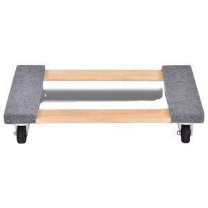 Factory Cheap Price Four-Wheel <strong>Platform</strong> <strong>Storage</strong> Dolly Hardwood Furniture Movers Dolly <strong>Cart</strong> Trolley <strong>Roll</strong> Container 500kg OEM - Product Image 2