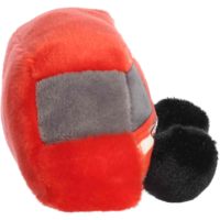 Jouet en peluche pour animaux de compagnie en forme de camion de pompiers, peluche douce en forme de camion de pompiers rouge, jouet interactif pour chiens et chats