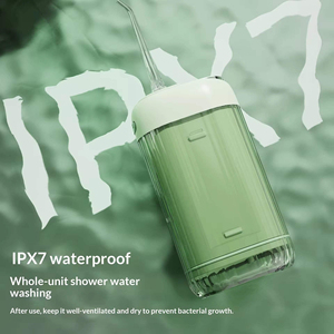 เครื่องทำความสะอาดฟันแบบพกพา ใช้แบตเตอรี่แบบชาร์จได้ กันน้ำระดับ IPX7 ปรับแรงดันได้ 5 ระดับ สำหรับทำความสะอาดฟันในครัวเรือน - Product Image 5