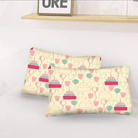Ensemble de housse de couette 3D imprimée avec des personnages de dessins animés de Noël, en microfibre brossée douce, design camion rouge du Père Noël, taille Queen/King, personnalisable