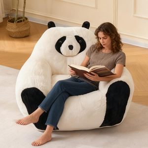 Canapé Panda Beanbag pour enfants, chaise de lecture en mousse à haute élasticité, extra douce, pour salon et chambre à coucher - Product Image 1