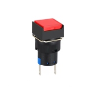 LA16-FXD Bouton poussoir Bouton 16mm avec lumière rouge
