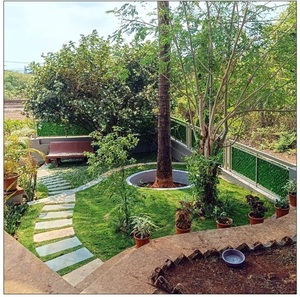 High Density Decorative <b>Plastic</b> Grass Vertical Wall Covering Panels Outdoor Indoor Gardens Balconies Privacy <b>Fences</b> Patios UV - Product Image 5