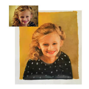 Portrait d'Impressionnisme Personnalisé Original 100% Peint à la Main sur Toile Peinture de Portrait Personnalisée de <span class=keywords><strong>Photo</strong></span> Toile Art Mural - Product Image 4