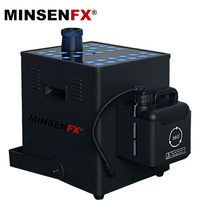 MINSENFX Canon à brouillard CO2 LED RGB DMX 4000W étanche 18M pour DJ, machine à fumée liquide pour soirées, clubs et événements