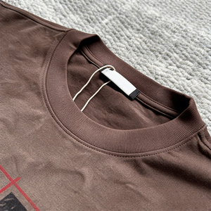 Camiseta de Hombre Estilo Urbano, Vintage, Lavada, <span class=keywords><strong>Oversize</strong></span>, Desgastada, con Corte Moderno y Diseño Visual Atípico - Product Image 6